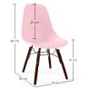 Sillas Infantil - Diseño Escandinavo - Patas de Madera Oscura - Skögur image 7