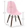 Silla Infantil - Diseño Escandinavo - Patas de Madera Oscura - Skögur image 7