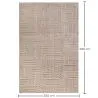 Alfombra Grande de Diseño Contemporáneo y Moderno - Beige (290x200 cm) - Rococo image 7