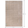 Alfombra Grande de Diseño Contemporáneo y Moderno - Beige (290x200 cm) - Rococo image 7