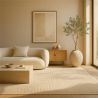 Alfombra Grande de Diseño Contemporáneo y Moderno - Beige (160x230 cm) - Rococo image 7