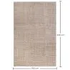 Alfombra Grande de Diseño Contemporáneo y Moderno - Beige (160x230 cm) - Rococo image 7