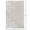 Alfombra Grande de Diseño Contemporáneo y Moderno - Beige (290x200 cm) - Rosella image 7