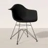 Silla de Comedor - Diseño Escandinavo y Patas negras de Metal - Nordika image 7