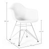Silla de Comedor - Diseño Escandinavo y Patas de Metal - Nordika image 7