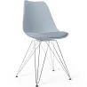 Silla de Comedor con cojín - Diseño Escandinavo y Patas de Metal - Skögur image 7