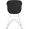 Silla de Comedor - Diseño Escandinavo - Patas Cromadas - Polin image 7