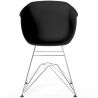Silla de Comedor - Diseño Escandinavo - Patas Cromadas - Polin image 7