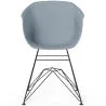 Silla de Comedor - Diseño Escandinavo - Patas Negras - Polin image 7