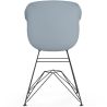 Silla de Comedor - Diseño Escandinavo - Patas Negras - Polin image 7