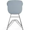 Silla de Comedor - Diseño Escandinavo - Patas Negras - Polin image 7