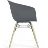Silla de Comedor - Diseño Escandinavo - Patas Madera Natural - Polin image 7