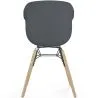Silla de Comedor - Diseño Escandinavo - Patas Madera Natural - Polin image 7