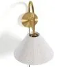 Aplique de Pared Dorado Vintage con Enchufe e Interruptor - Boly image 7