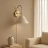 Aplique de Pared Dorado Vintage con Enchufe e Interruptor - Boly image 7