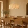 Lámpara colgante de lino beige – Estilo natural y atemporal - Deral image 7