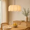 Lámpara colgante de lino beige – Estilo natural y atemporal - Deral image 7