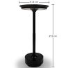 Lámpara de mesa LED portátil - recargable por USB - Yurea image 7