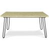 Pack Mesa Hairpin (90x15cm) + 6 Sillas de Comedor Nórdicas Skögur  image 7