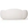 Sofá Curvo Tapizado en Bouclé Blanco – Diseño Moderno y Elegante - Sorela image 7