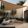 Toldo de fibra de coco 5x5x5M - Vela de sombra 100% Natural image 7