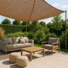 Toldo de fibra de coco 5x5M - Vela de sombra 100% Natural image 7