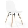 Silla de comedor con patas de madera natural – Estilo moderno y funcionalidad -Broly image 7