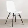Silla de comedor con patas de madera oscura – Estilo moderno y funcionalidad -Broly image 7
