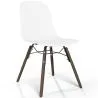 Silla de comedor con patas de madera oscura – Estilo moderno y funcionalidad -Broly image 7