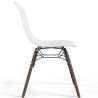 Silla de comedor con patas de madera oscura – Estilo moderno y funcionalidad -Broly image 7