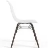 Silla de comedor con patas de madera oscura – Estilo moderno y funcionalidad -Broly image 7