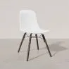 Silla de comedor con patas de madera oscura – Estilo moderno y funcionalidad -Broly image 7