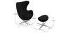 Sillón con Reposapiés - Diseño Huevo - Tapizado en Tela - Brave image 7