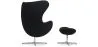 Sillón con Reposapiés - Diseño Huevo - Tapizado en Tela - Brave image 7