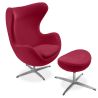 Sillón con Reposapiés - Diseño Huevo - Tapizado en Tela - Brave image 7