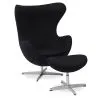Sillón con Reposapiés - Diseño Huevo - Tapizado en Tela - Brave image 7