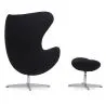 Sillón con Reposapiés - Diseño Huevo - Tapizado en Tela - Brave image 7