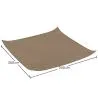 Toldo de fibra de coco 3x3M - Vela de sombra 100% Natural image 7