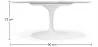 Mesa de Comedor Redonda en Mármol 90cm - Tuli image 7