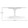 Mesa de Comedor Redonda en Mármol 90cm - Tuli image 7