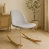 Mecedora Moderna para Adultos Tapizada en Tela – Patas de Acero y Madera - Skögur image 7