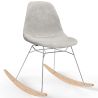 Mecedora Moderna para Adultos Tapizada en Tela – Patas de Acero y Madera - Skögur image 7