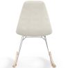 Silla Mecedora Minimalista en Bouclé – Estilo Nórdico con Base de Madera y Acero - Skögur image 7