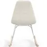Silla Mecedora Minimalista en Bouclé – Estilo Nórdico con Base de Madera y Acero - Skögur image 7