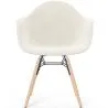 Silla tapizada bouclé con brazos - Escandinava – Comedor, escritorio o sala de espera - Nordika  image 7