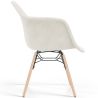 Silla tapizada bouclé con brazos - Escandinava – Comedor, escritorio o sala de espera - Nordika  image 7