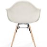 Silla tapizada bouclé con brazos - Escandinava – Comedor, escritorio o sala de espera - Nordika  image 7