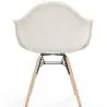 Silla tapizada bouclé con brazos - Escandinava – Comedor, escritorio o sala de espera - Nordika  image 7