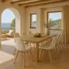 Silla de comedor escandinava tapizada en bouclé – Comedor o escritorio - Skögur image 7