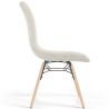 Silla de comedor escandinava tapizada en bouclé – Comedor o escritorio - Skögur image 7